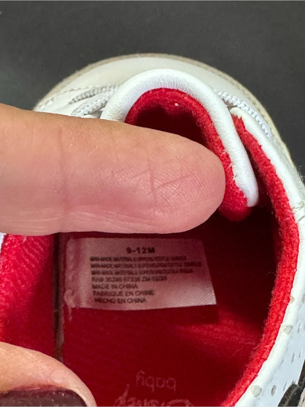 Disney Baby Mickey Mouse Perforated White Infant Sneakers